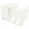 Business Source Multifunctional Pen Cup Organizer, 2 Compartments, White BSN11881 - alternate 1
